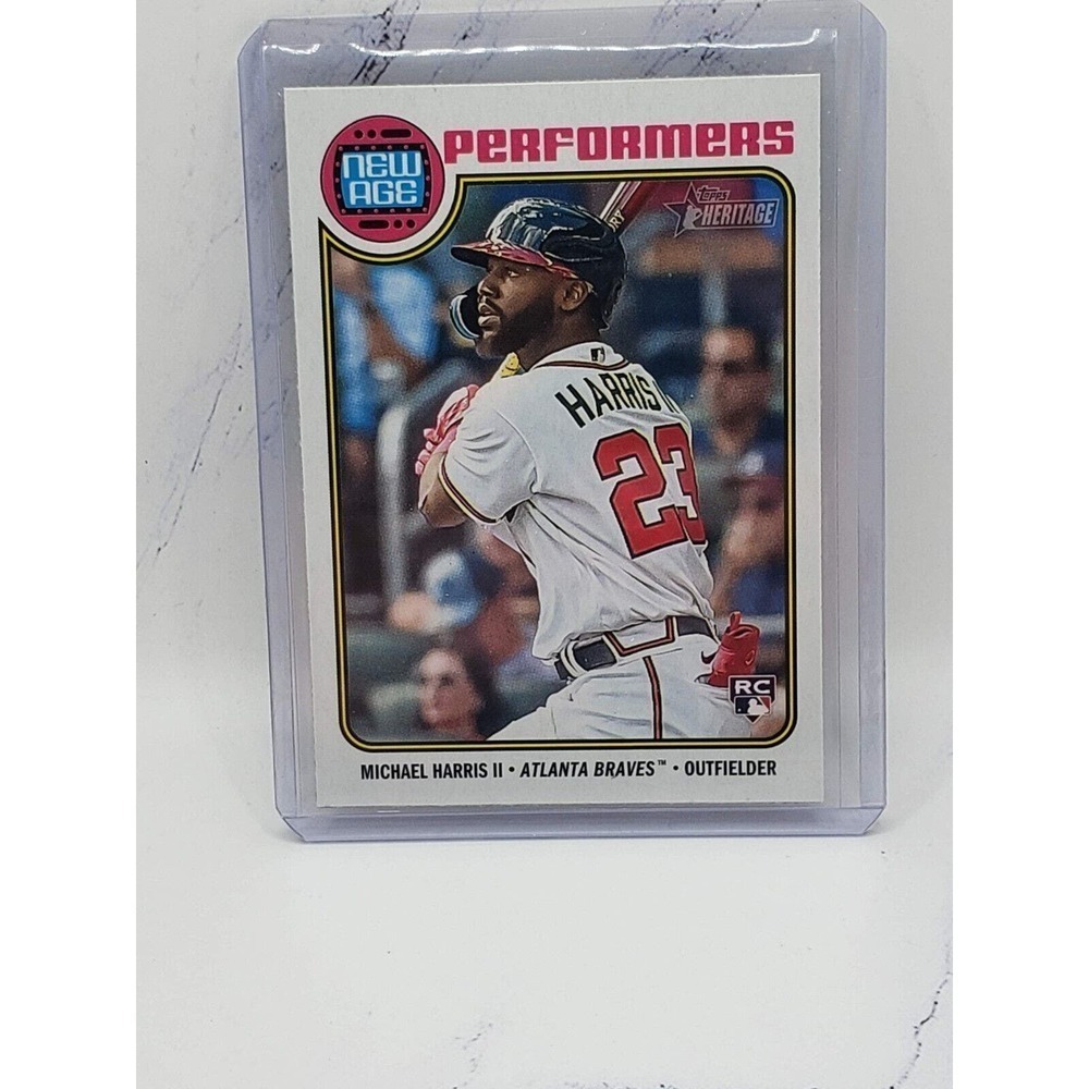 2023 Topps Heritage New Age Performers Michael Harris II (RC) NA-7